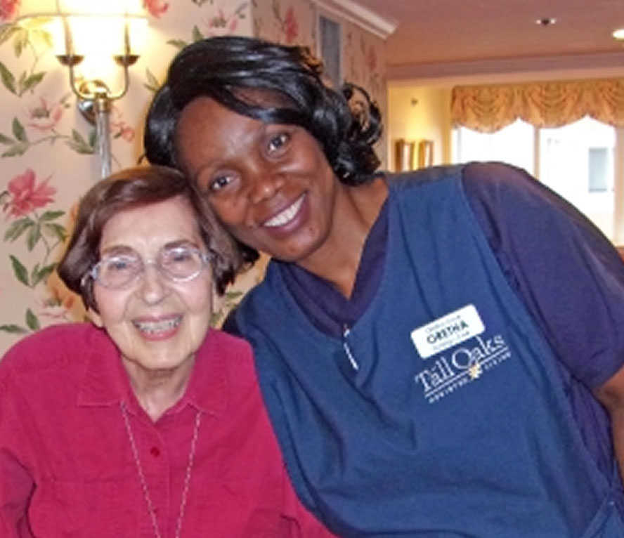 Oretha Gaye, CNA, a Tall Oaks team member since 2006