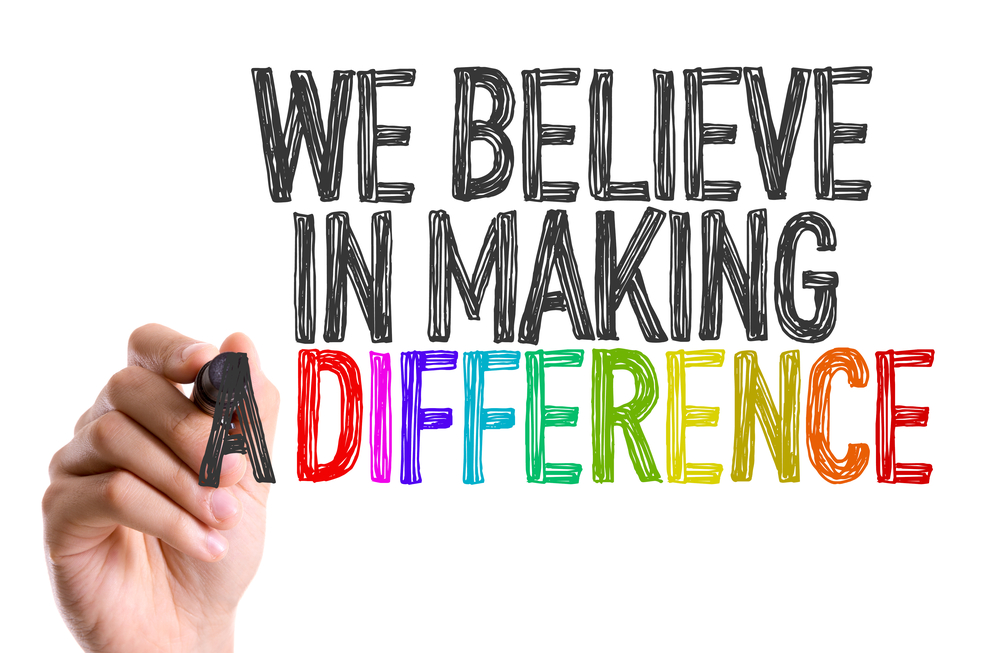 we believe in making a difference