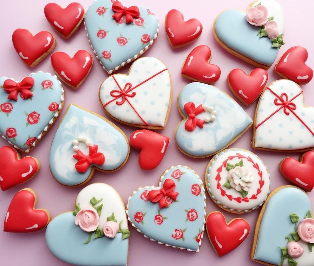 heart cookies